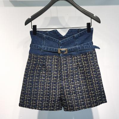 China New Fashion Autumn And Winter Anti-wrinkle High Temperament Soft Waist Casual Shorts for sale