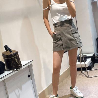 China New Summer Fashion Anti-wrinkle High Waist Soft Solid Straight Shorts For Women for sale