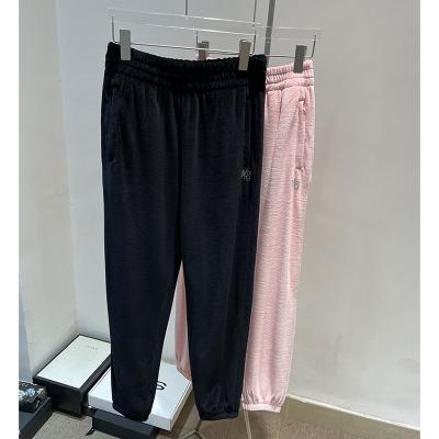 China New fashion autumn and winter anti-wrinkle classic elastic waist velvet sports casual pants for sale