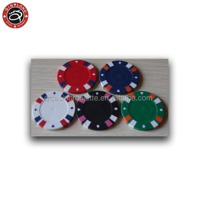 China Texas Customize Casino Clay Iron High Quality ABS Baccarat Chips Table Electronic Acrylic Brass Poker 40*3.3MM for sale