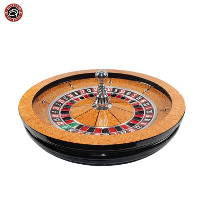 China Casino roulette wheels wood 32 for casino roulette single game 0 and double roulette 00 wheel factory direct sale for sale