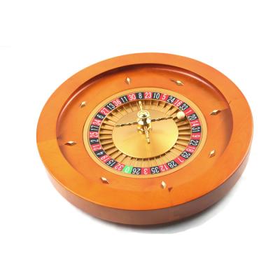 China Solid Wooden and MDF Roulette Wheels 18 Inch for Casino Roulette Wheels Wooden Single 0 and Double 00 Roulette Wheel for sale