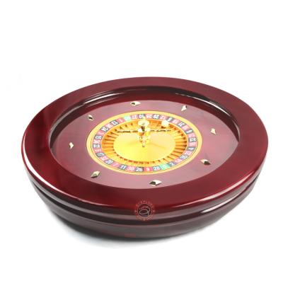 China 0 single & Double roulette wheel 00 20 inch solid wood roulette wheels for casino roulette wheels 0 wooden single and double 00 roulette wheel for sale