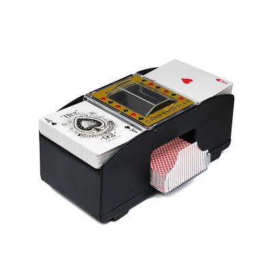 China Electronic Deck Plastic Plastic 2 Card Shuffler Baccarat Automatic Casino Texas Poker Gambling Products Customize for sale