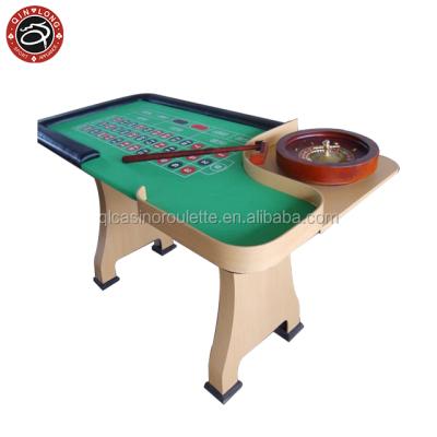 China Baccarat Blackjack Texas Poker Chips Customize Luxury Wooden Casino Roulette Wheels Game Tables 82*42*32inch for sale