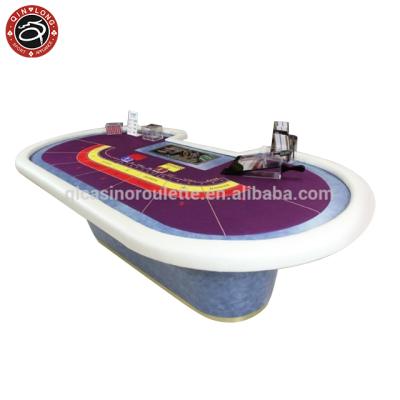 China High Quality Luxury Table LED Casino Baccarat Professnional Roulette Wheels Luxury Electronic Poker Customize 250*150*78cm for sale