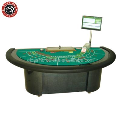 China High Quality Table Luxury Casino Texas Baccarat Professnional Roulette Wheels LED Electronic Poker Customize 250*150*78cm for sale