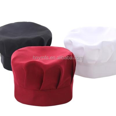 China Washable Hats Caps For Working Chef Wear With Different Colors In High Quality Custom Hat Chef for sale