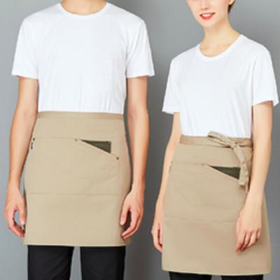 China High Quality OEM Protective Apparel Factory Uniform For Hotel Restaurant And Kitchen Hotel Waiter Waist Protective Apron for sale