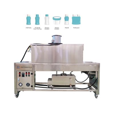 China Automatic Beverage Stainless Steel Steam Shrink Tunnel Wrapping Machine for sale