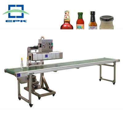 China Automatic Food Bottle Neck Heat Tunnel Shrink Wrapping Machine for sale