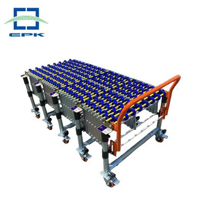 China PVC Heat Resistant Adjustable Rollers Gravity Skate Wheel Flexible Roller Conveyor for sale