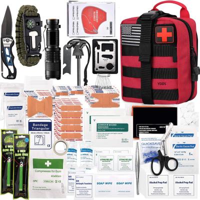 China Waterproof Military Emergency Care First Aid Set Home Medical Kits Bag Large With First Aid Equipment For Kids for sale