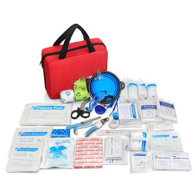 China Emergency Pet Emergency Rescue Customized Medical Bag Dog First Aid Kit Pet Accessories Pet Safety Kit for sale