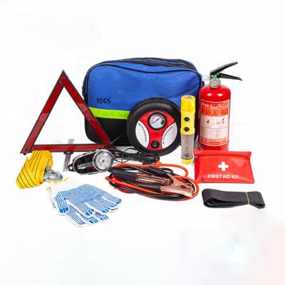 China Universal Emergency Kits Auto Roadside Safety Car Winter Emergency Kit Tool Bag for sale