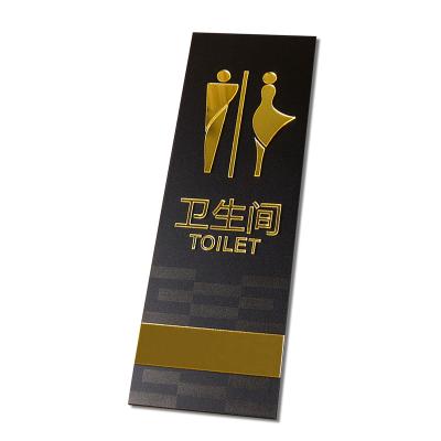 China Modern New Design Clear Sign Display Stand Table Name Price Tag Adversting Stand Up Acrylic Menu Card for sale