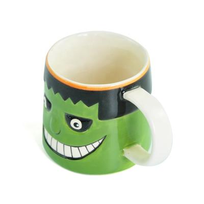 China Cheap Viable Custom Special 3d Carcass Mug Cartoon Character Ceramic Mug for sale