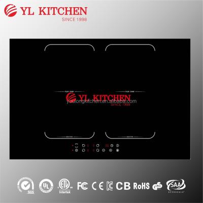 China Stainless Steel Over Oven / Free Zone Cable Cooking Electric Induction Hob for sale