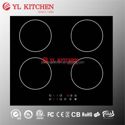 China 9 Stage Power 4 Burner 60cm Electric Induction Cooktop Induction Cooker Hob CE SAA for sale