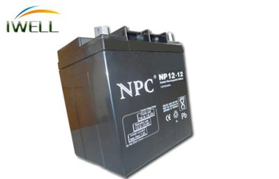 China Low Self Discharge 12V 12Ah Deep Cycle Battery For Telecommunications for sale