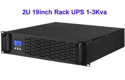 China Portable DSP / IGBT Rack Mount UPS 1600W / 2 kva Online UPS 610x600x270mm for sale