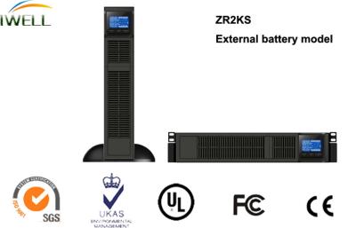 China Smart RS-232/USB Rack Mount UPS 2KVA For Emergency Systems 20-90% RH for sale