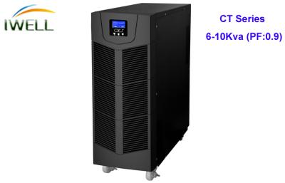 Chine Facteur de puissance monophasé 230Vac 0,9 UPS en ligne 6Kva avec du temps de secours 8mins à vendre