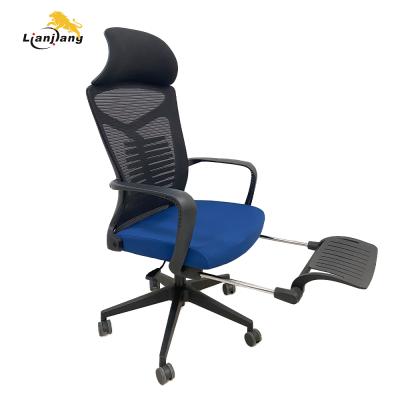 China New Style Office Adjustable Functional Executive Ergonomic Mesh Chair Reclining (Height) Chair With Leg Support for sale