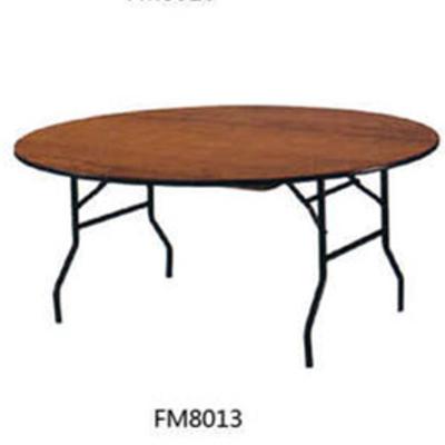 China Plywood material veneer top restaurant table hotel banquet table modern high quality folding table for sale