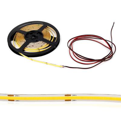 China Low Consumption Long Durable Easy Installation Custom Waterproof Flexible 24v/12v 10w 18w Cob Led Strip Cob Strip Light Bar Light for sale