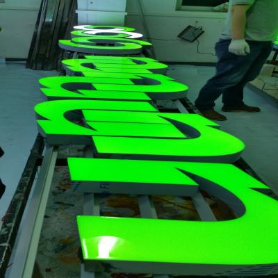 China Commercials Factory Directly 3D Road Sign Advertising Led Sign Outdoor Advertising Acrylic Sign for sale