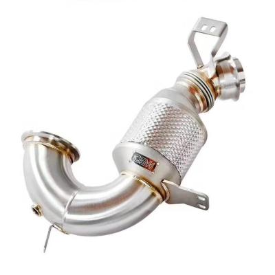 China Stainless Steel Ford Mustang Stainless Auto Parts Exhaust Pot Exhaust Muffler Car Set Steel Box for sale