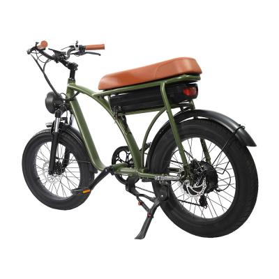 China Hot Sale Adult 500W 750W 1000W 12.5AH Aluminum Alloy Tire Electric Bikes Ebike E Bike Fat Bike for sale