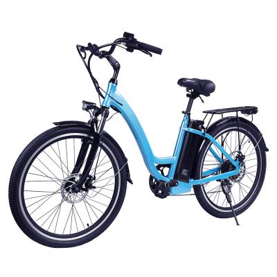 China Moped Aluminum Electric Bicycle City Bike Fatbike E-Bike 36v 250w Electric Mountain E Bike Dirt Bike E-Bike Electric Bicycle for sale