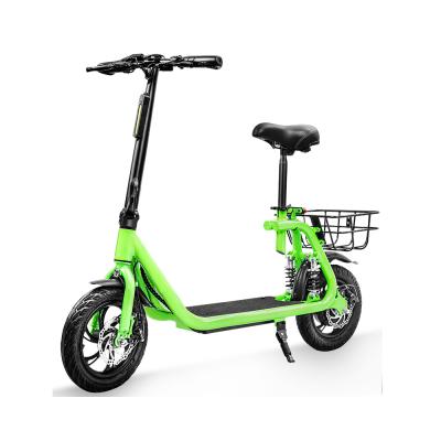 China Aluminum Alloy Folding Bike Moped Adult 12 Inch 36V 7.5Ah 350W Electric Scooter Portable Lightweight Ultralight Motor Electric Bicycle for sale