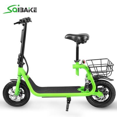 China Aluminum Alloy Electric Delivery Bicycle With Rear Baskets 12 Inch Fat Tire Cargo Bike 2 Wheel Electric Bike With Seat for sale