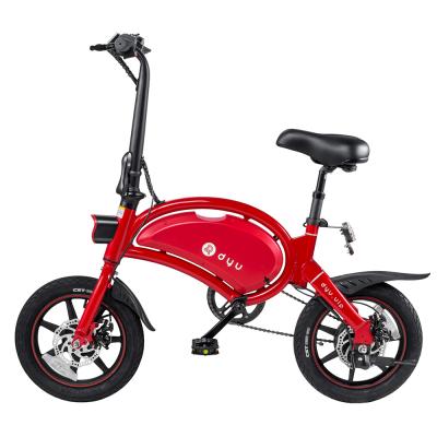 China Mini Fold Bike Electric Folding Electric Bike Scooter Women Elcykel Warehouse EU Iron Fashion Hybrid Electric Bike for sale