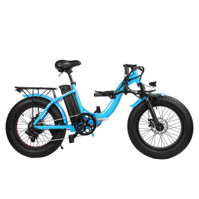 China 2021 Fat Tire Electric Bicycles New Arrival Aluminum Alloy Lithium Battery Elektrische Fiets City Foldable Electric Bike For Adults for sale