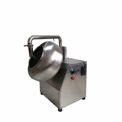 China Drum Machine-Snack Factory Coating Pan Tablet Chocolate Peanut Coating Machine for sale