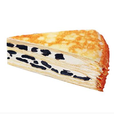 China Normal wholesale price touched 8 inch OREO Mille Crepe Cake handmade for sale