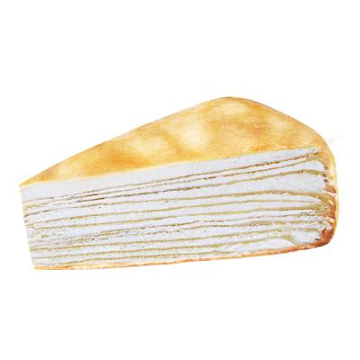 China Normal Hot Sale Touched 8 Inch Bailey's Handmade Mille Crepe Cake Milk for sale