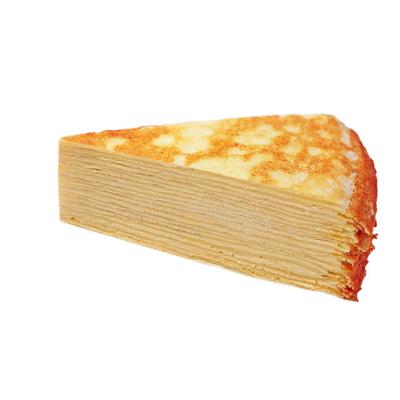 China Normal Hot Selling Touched 8 Inch Flower Salt and Caramel Mille Crepe Cake Handmade for sale