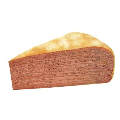 China Normal Hot Sale Touched 8 Inches Sensation Mille Chocolate Handmade Crepe Cake for sale