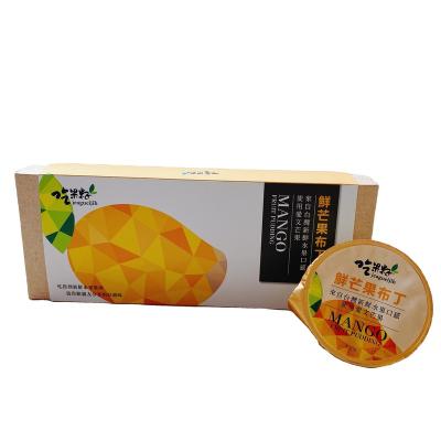 China Wholesale price 110g*3cups Taiwan jeagueijih juice content 50% natural mango fruit jelly for sale