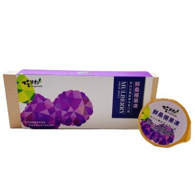 China Natural Hot Sale 110g*3cups Taiwan jeagueijih juice content 50% blackberry fruit jelly for sale