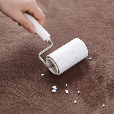 China Pet Cat Tape Lint Roller Machinery Manual Efficient Double Sided Sticky Hair Tube for sale