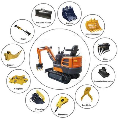 China Hotel construction machinery equipment rear escavatore hoemicro digger mini 2 ton mini escavatore for sale for sale