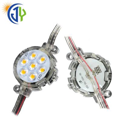 China Waterproof Theme Park 20mm 25mm 5050rgb Pixel Led Dot Lights for sale