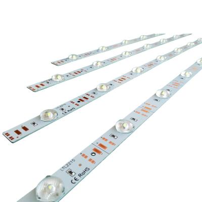 China Warehouse 12 Lights Emperor Series Diffuse Light Bar 1A 14.4W Led Rigid Strips Aluminum Profile for sale