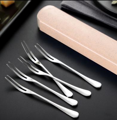 China Luxurious Fruit 5 Fork Stainless Steel Set for sale